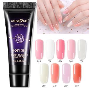 JOSLOVE Poly Gel Nail Polish Set 15ML Nail Extension Gel Clear Nail Art Extension Gel Quick Building Extend Gel