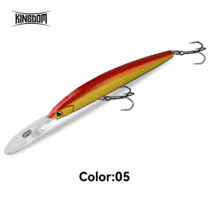 Kingdom | KINGDOM Snake Shade Suspending Minnow Fishing Lure 100mm 13g 120mm 20g Long Cast Deep Diving Hard Bait Artificial Fishing Lure