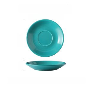 European Style Matte Latte Cup Ceramic Coffee Cup Large Mouth Capuchino Lid Set 300ml Handmade Pure Color Coffee Utensils