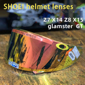 [WWER] เหมาะสำหรับ SHOEI Z8 X14 Z7หมวกกันน็อค X15 GTAIR Glamster เลนส์ชุบโลหะไฟฟ้าเปลี่ยนได้อย่างสมบูรณ์แบบ