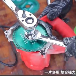 Lưỡi Cắt Đa Năng 6in1 - Đĩa Cắt Kim Cương 100mm màu Xanh