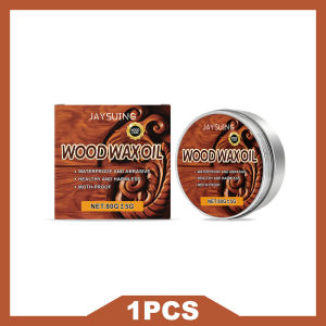 JAYSUING Wood Wax Oil 80g Furniture Coloring Special Polishing Paste Natural Beeswax Brightening Floor Cream Wood Care Solid Wax