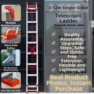 Thickened Aluminum Alloy Single-Sided Extension Ladder