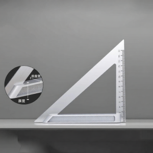 DELIXI Electric | Multi-function Stainless Steel Right Angle Ruler 90 Degrees