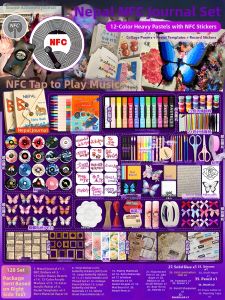 Artsy Lokta Paper Oil Pastels Stains and Sticker Crafting Kit