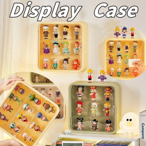 Display Rack for Dolls Wall Mounted Dustproof Blind Box Storage Display Shelf Box Multi Layer