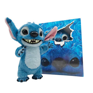 Potdemiel Disney Action Figure Doll 16cm Kawaii Stitch Backpack Pendant Doll Stuffed Plushine Childrens Toy For Birthday Gift