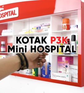 Kotak Obat P3K Acrylic/Akrilik Mini Hospital Edition
