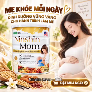 Ninshin Mom Sữa Bổ Sung Vitamin B Dành Cho Mẹ Sau Sinh 650g