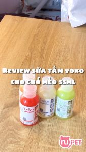 Sữa tắm Yoko 55ml cho chó mèo nhiều mùi hương