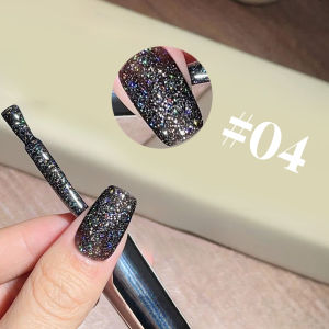 12ML 1PCS 12 Color Glitter Platinum Gel Nail Polish Summer Nails Beach Essentials Nail Art White Nails Pink Nails