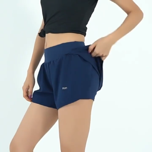 Quần Short thể thao nữ K53 - Quần Run vải dù có quần đùi bảo hộ - Tập Gym Yoga Chạy bộ