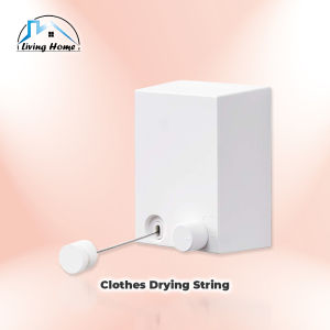 Retractable Clothesline Wall Mounted Stainless Steel String Dryer Hanging Clothes Line Home Indoor Clothes Hanger Rope