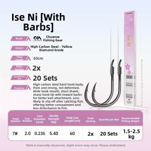 CHUANZE | Universal Fishing Hooks Set For Big Fish Double Hook