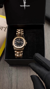 Đồng hồ nam Territory Nautilus NTRG01 Watch Mặt kính Mineral Crystal Dây thép đeo tay cao cấp