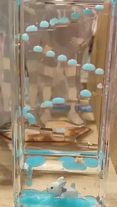 Đồng hồ cát dầu chảy decor phòng ngủ phòng khách