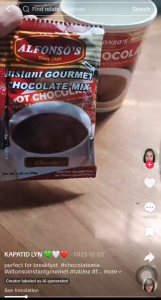 [PH Finds] ALFONSOS Instant Gourmet Chocolate Mix 6s - Premium Hot Chocolate