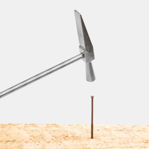 Portable Metal Tuning Hammer Percussion Instrument Tool Piano Small Tuning Thumb Hammer Craft Hammer