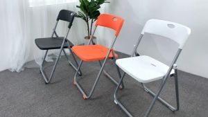 【Installation-Free】HDPE Simple Foldable Chair/ Office Chair/ Space Saving/ Fireheart Warrior