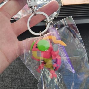 Bandai | Anime Genuine Digimon Keychain Agumon Gabumon Q-Version Limited Figure Model Toy Backpack Pendant Decor Collection For Fans Gift