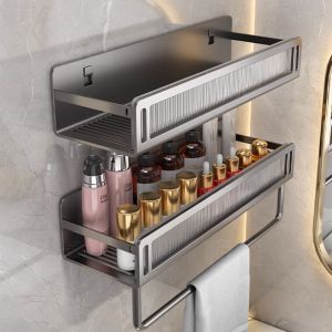 Hole-free Wall Mounted Shelf