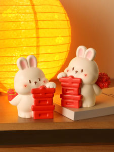 KAQIAO | Creative Rabbit Couple Ornament Wedding And Engagement Gift