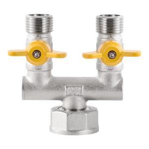danxilu | Globe Valve for Gas Meter with Single Inlet and Multiple Outlets M30 Thread