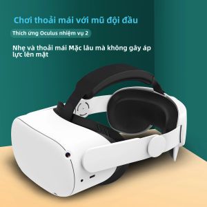 Dây Đeo HUNDAI Elite Cho Meta Quest 2/Oculus Quest 2 Dây Đeo Đầu Có Thể Điều Chỉnh VR/AR Kính Phụ Kiện Nâng Cấp Thoải Mái