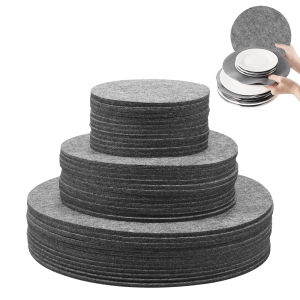84/144PCS Pot and Pan Protectors Dividers Pad Felt 3 Sizes Pans Separator Pads for Protecting Separators Pads Cookware Kitchen