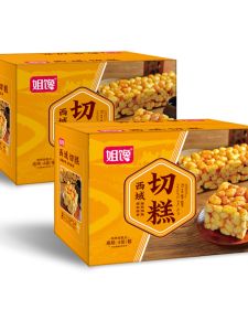 Xinjiang Flavor Soft Puffed Non-Fried Snack Cake Boxed Traditional Chinese Pastry Sweet Treat from Zhengzhou Henan Province