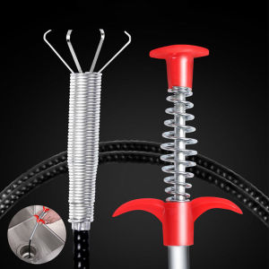 Cleaning Spring Pipe Dredging Toolunclog Drain Cleaning Products for Home Plumbing Snake Sewer Cleaning Hook Pipeline Blockage