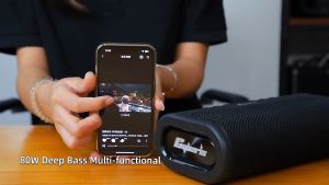 80W Wireless Mini Portable Subwoofer Speaker Bluetooth Stereo DSP Bass Full Range Surround