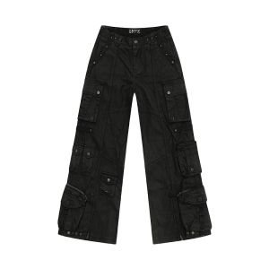 SMFK | Vintage Wax Coated Work Trousers