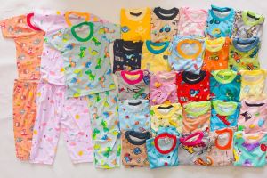 Piyama Printing CP anak laki-laki dan perempuan P 1-5 tahun