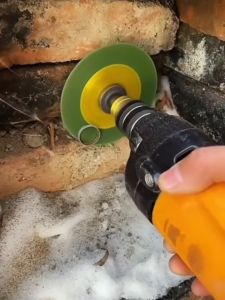 Đầu Chuyển Đổi Máy Khoan Thành Máy Cưa Cắt Mài Góc Đánh Bóng Kèm Đĩa Cắt Đa Năng