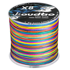 X8 Braided Line 500m 300m Multi-color Fishing Braid for Saltwater Sea Fishing Max Drag 220LB Multi-filament 8 Strands PE Line