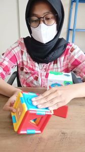 Mainan Edukasi Anak Mengenal Bentuk Hola Logic Cube 6in1 Baby Brain Logic Kidu Toys