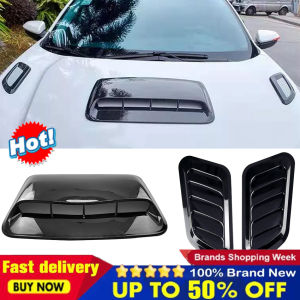 Car Air Flow Intake Hood Scoop Vent Bonnet Decorative Covers Center Side Air Outlet Hood Universal Auto Exterior Accessories