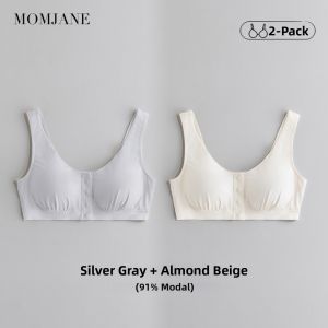 Mom Jane | Nursing Easy Feeding Clip-Open Bra Padded Sports Design No-Wire