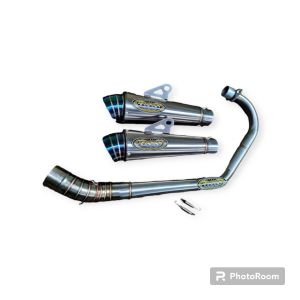Knalpot Bss Jiksow ujung blue engkher engkher Satria Fu Satria Karbu