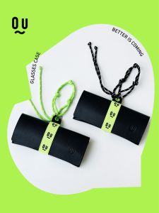 Original Design Womens Sunglasses Case High-End Multi-Function Student Anti-Pressure Decorative Eyewear Storage Bag