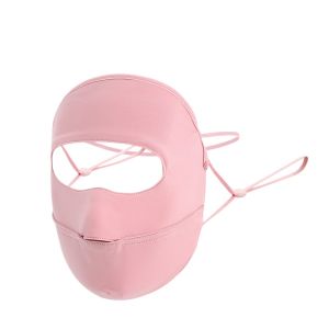 Khẩu Trang Chống Nắng Mùa Hè Cho Nữ Chất Liệu Nylon Tơ Đá Thoáng Khí Chống Tia UV Cảm Giác Mát Lạnh Bảo Vệ Khóe Mắt Khi Đạp Xe Ngoài Trời