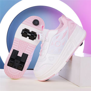 Four Wheel Invisible Retractable Roller Shoes
