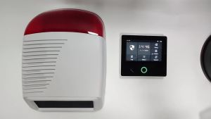 Còi Báo Động Không Dây Năng Lượng Mặt Trời Ngoài Trời 433Mhz Có Độ Ồn Cao Với Đèn Nhấp Nháy Chống Nước Cho Hệ Thống Báo Động Chống Trộm An Ninh Nhà Thông Minh