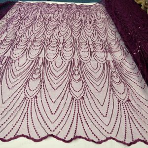 Kain tile payet piramic terbaru/kain brukat tile full payet piramic