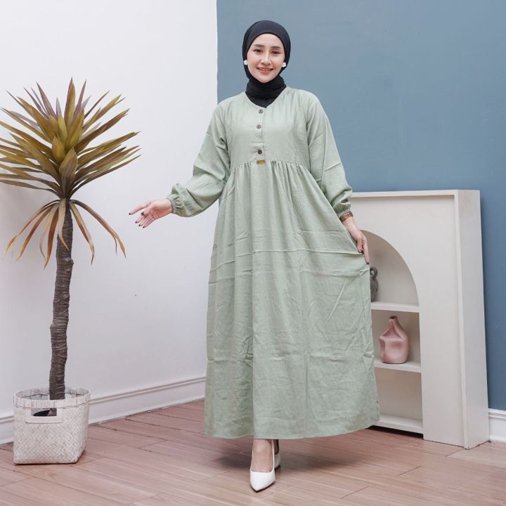 knee length dresses for ladies Drop Waist Midi Shirt Dress | Shirt Dress