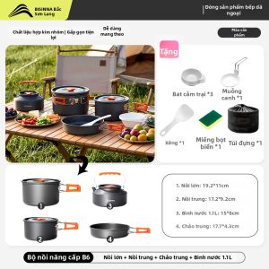 BSWOLF | Bộ Dụng Cụ Nấu Ăn Ngoài Trời