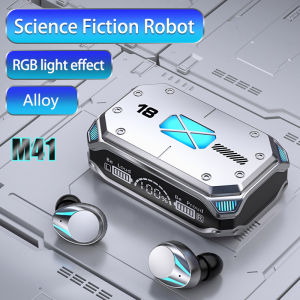 Newest Version M41 3500mah Power Bank Headset Bluetooth V5.3 Full Bass Stereo Wireless Earphone Tahan Air TWS with Mic Headphones Handset Earbud