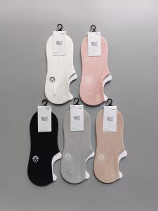 Veezir Women's Socks: Handmade, Pure Cotton, Thin & Antibacterial