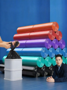 HANSHILIUJIA | Heavy-duty Garbage Bags Handheld with Drawstring